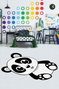 Conceptum Alfombra HMNT937 Multicolor 80 x 50 cm